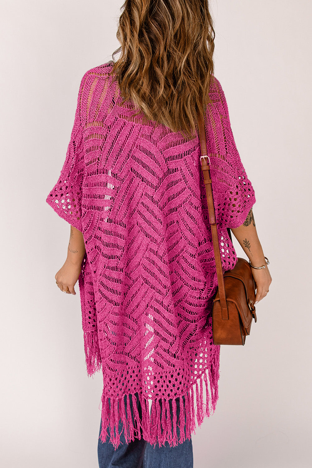 BeachDrape™ Crochet Kimono