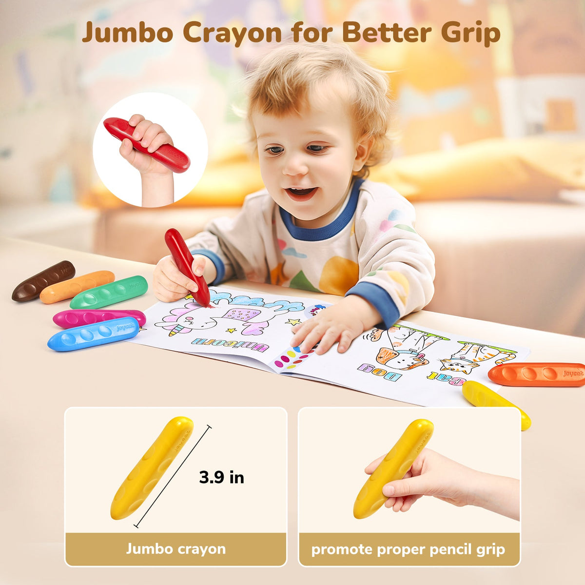 GripTuff Jumbo Crayons