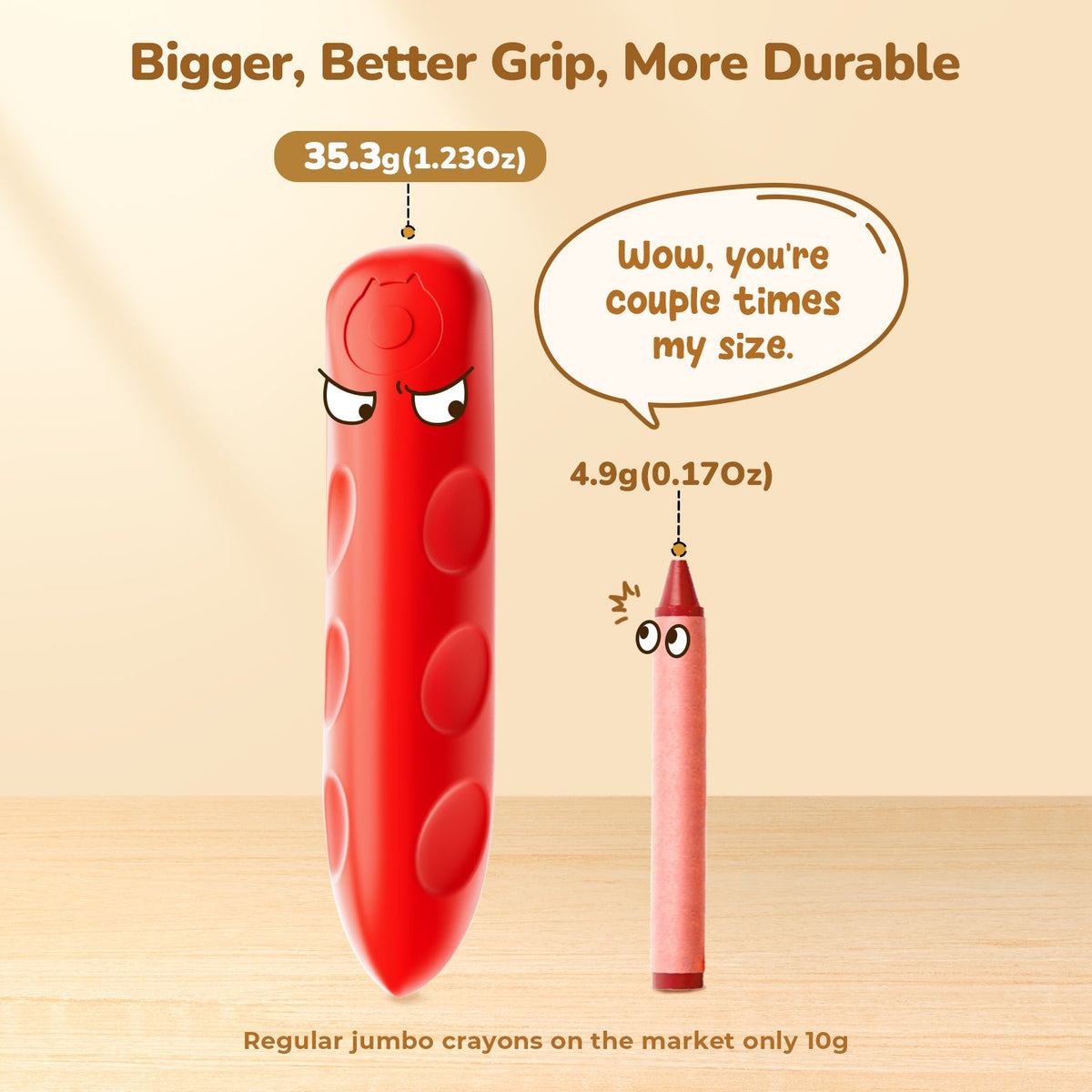 GripTuff Jumbo Crayons