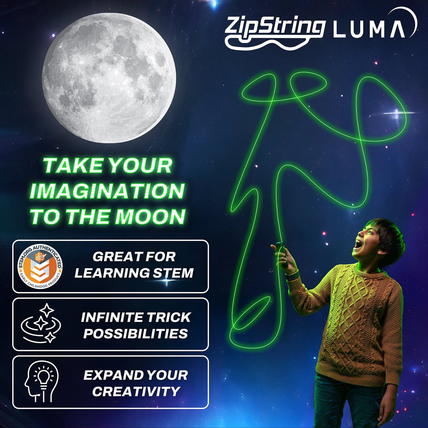 GlowLoop™ Trick String Toy