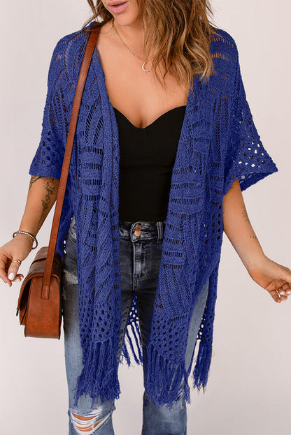 BeachDrape™ Crochet Kimono