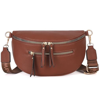Wilder Lane Cow Print Sling Bag