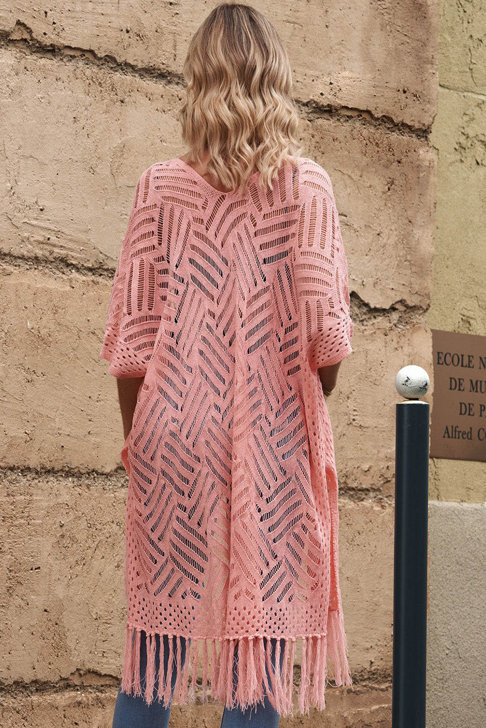 BeachDrape™ Crochet Kimono