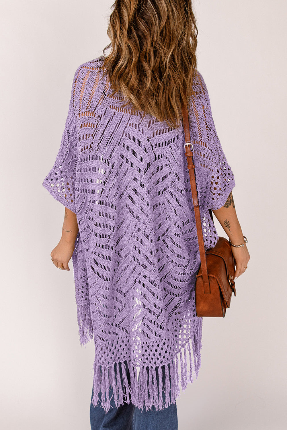 BeachDrape™ Crochet Kimono