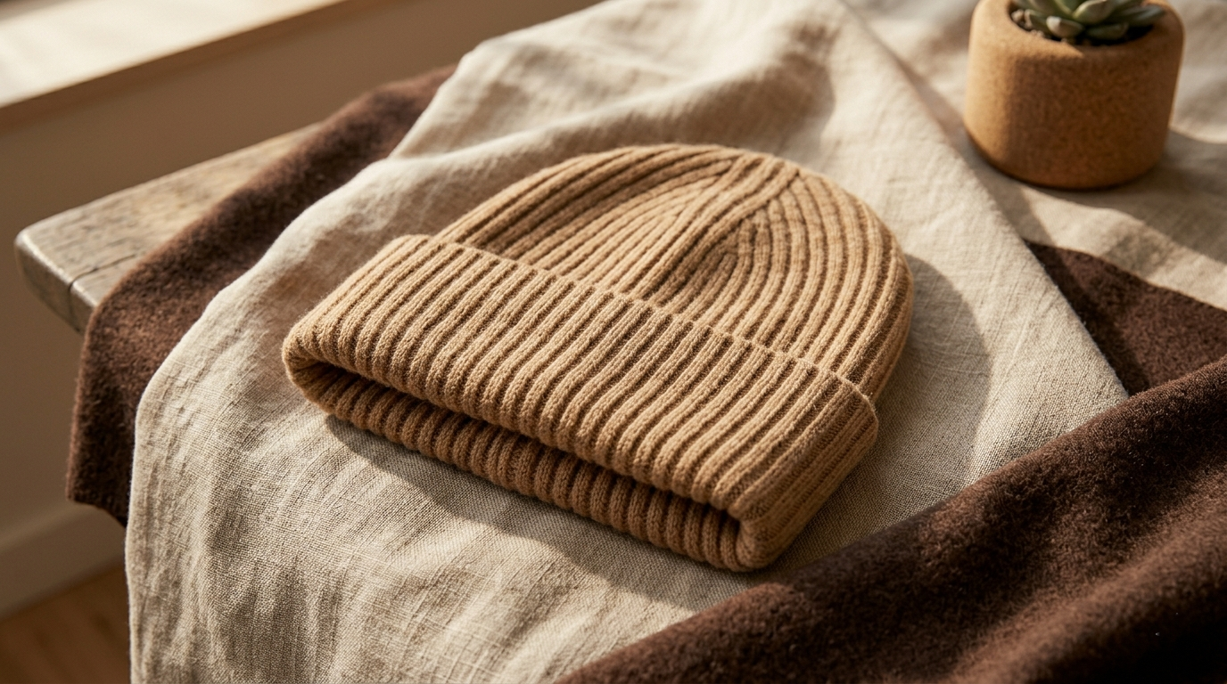 SoftLoom Ribbed Beanie