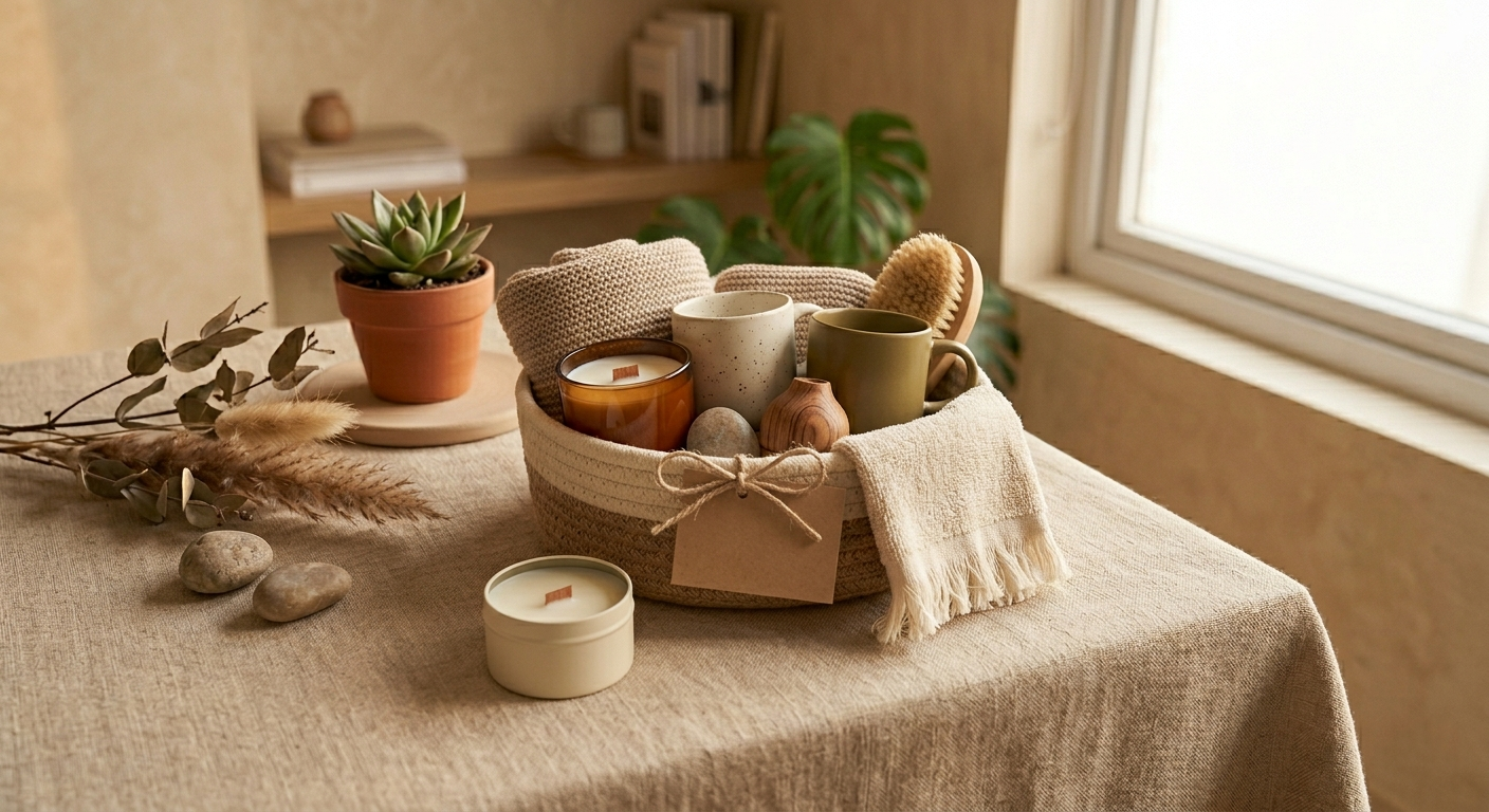 CozyMoment Gift Basket
