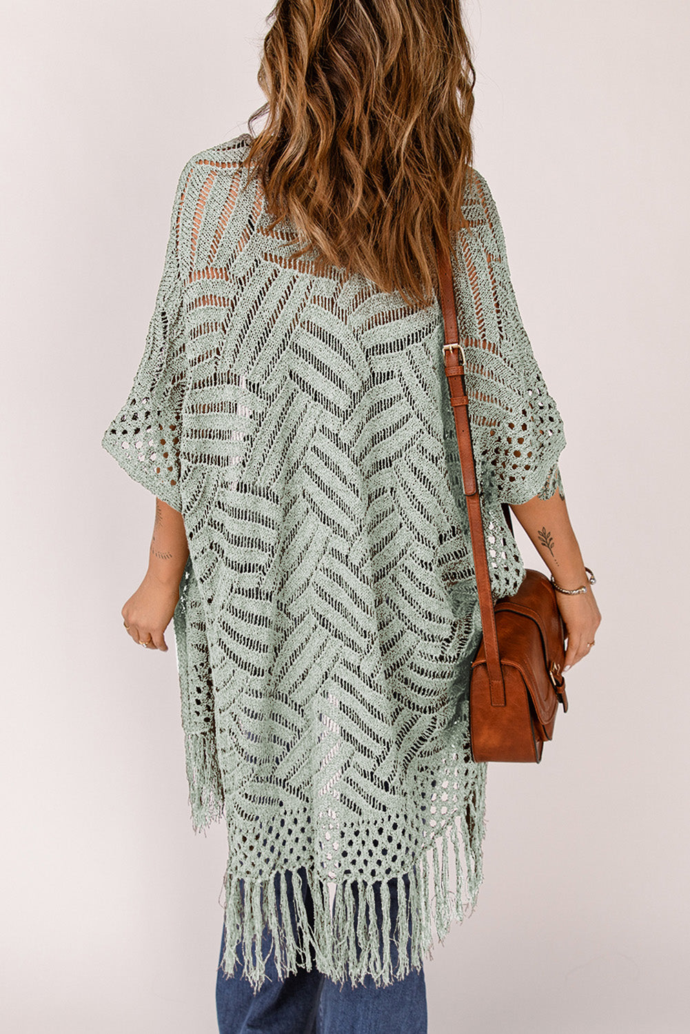 BeachDrape™ Crochet Kimono
