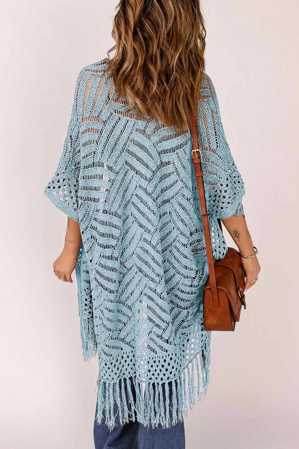 BeachDrape™ Crochet Kimono