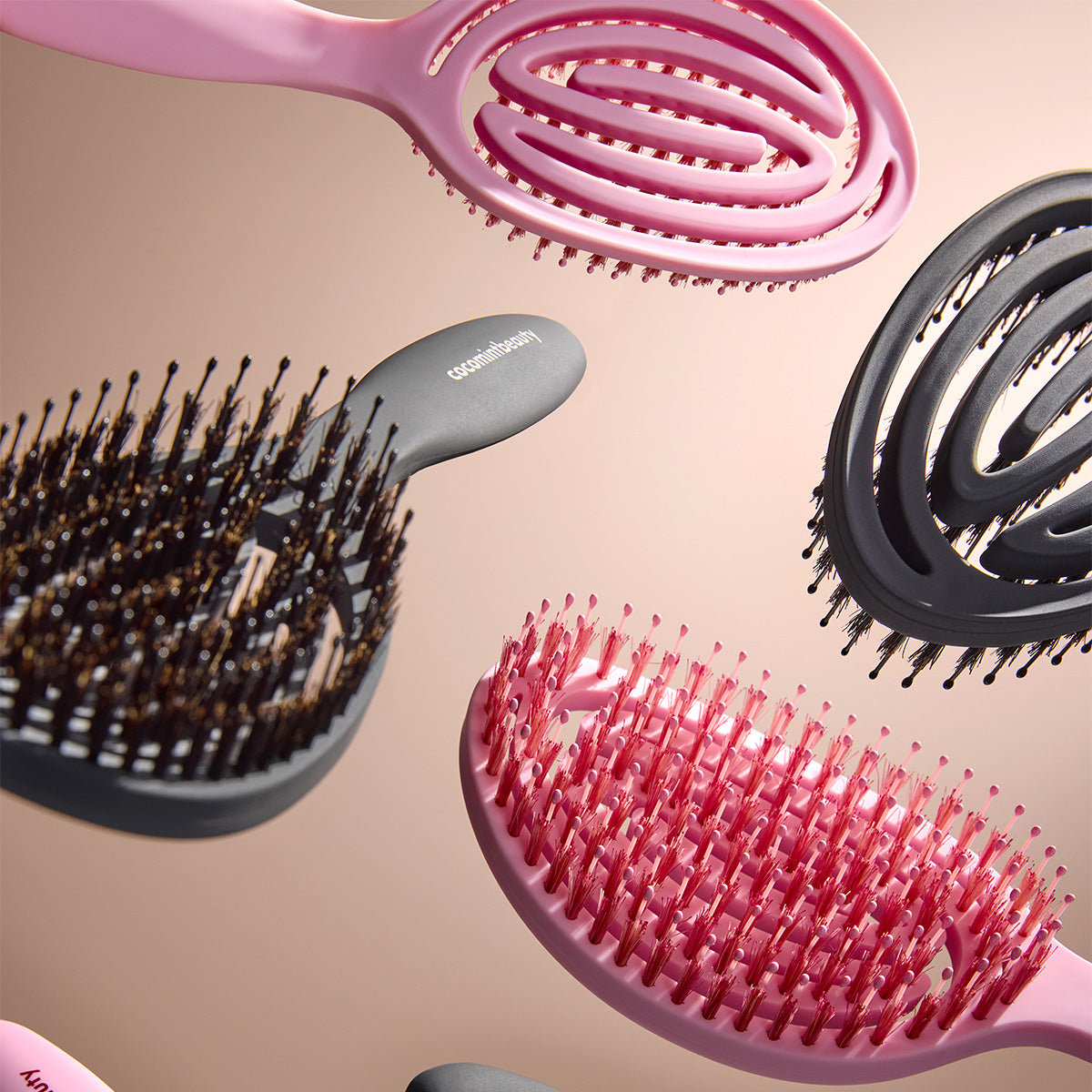 SilkVeil Vented Boar Bristle Detangling Hair Brush