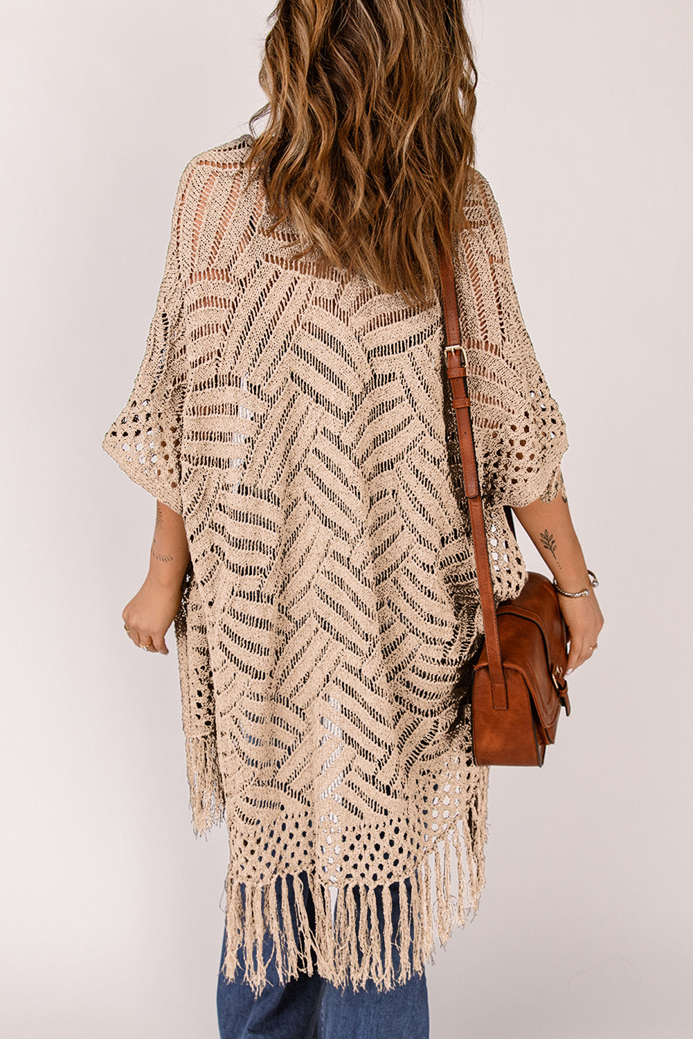 BeachDrape™ Crochet Kimono
