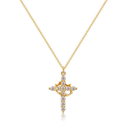 GraceLuxe Crowned Cross