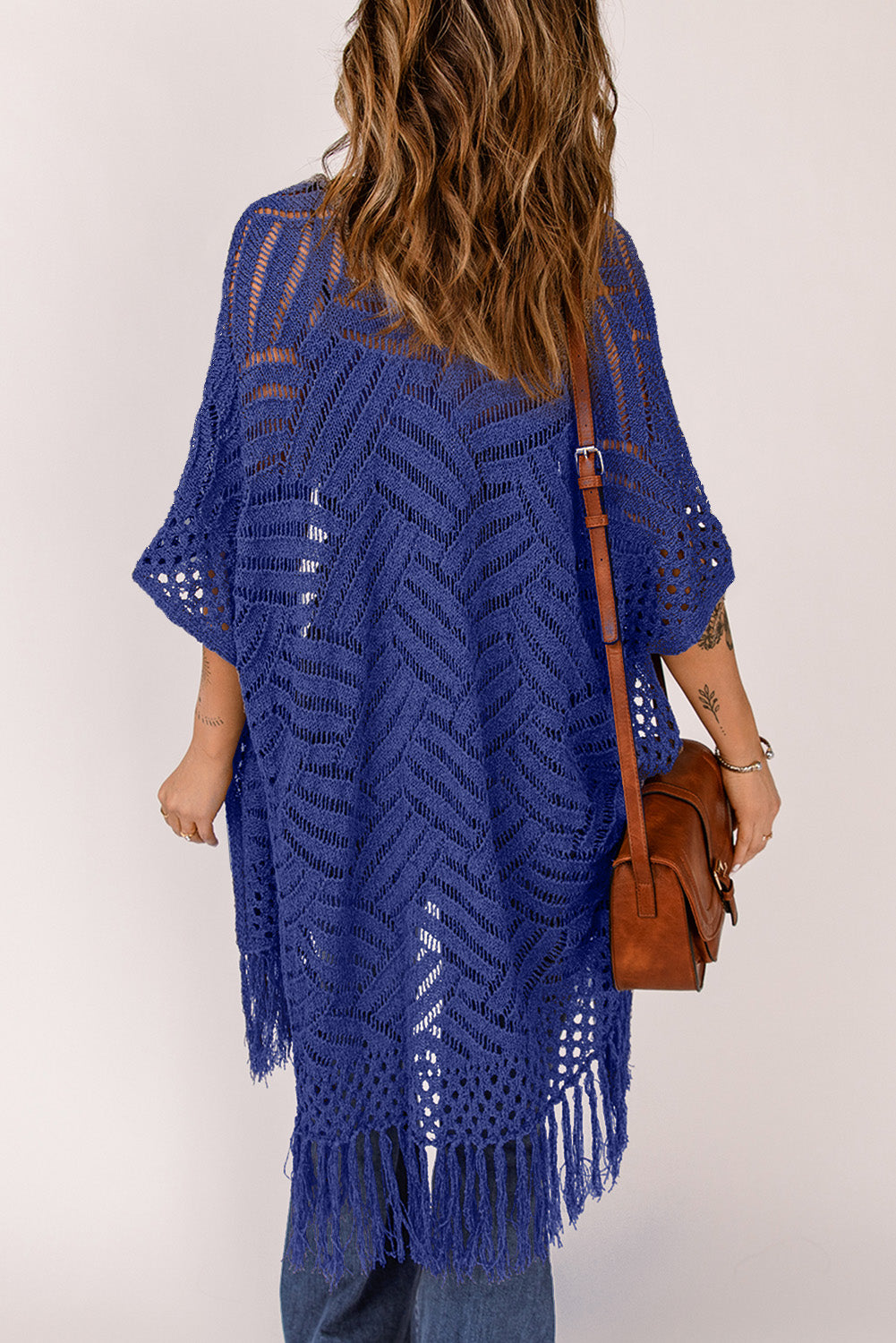 BeachDrape™ Crochet Kimono