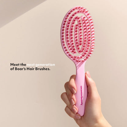 SilkVeil Vented Boar Bristle Detangling Hair Brush